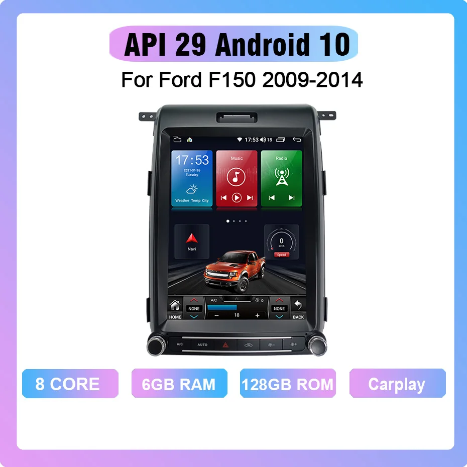 Preise COHO Für Ford F150 2009-2014 Android 10,0 Octa Core 6 + 128G Gps Autoradio Auto Multimedia-Player Lüfter