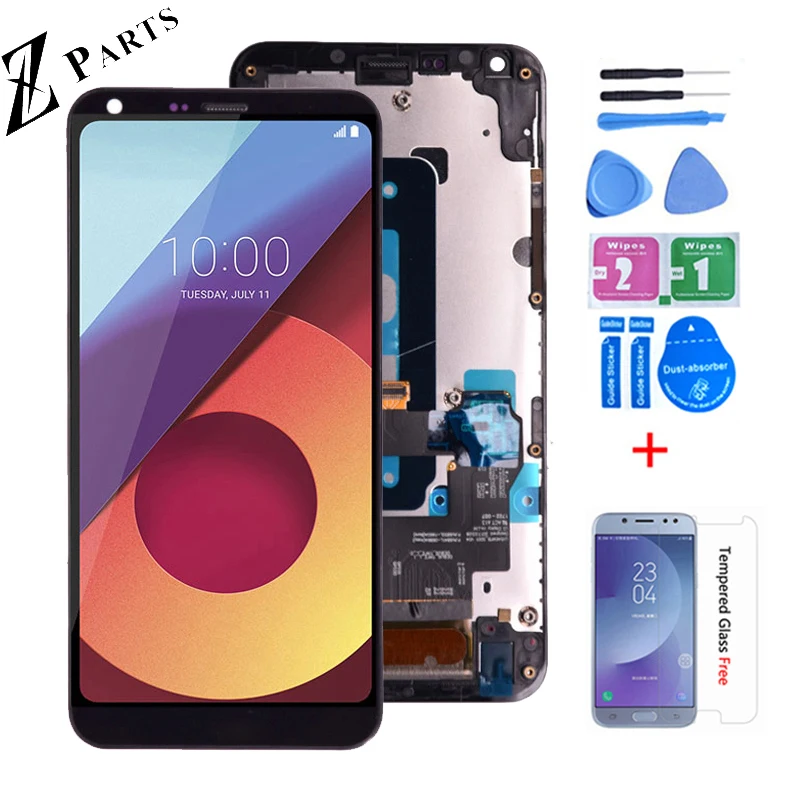 5,5 '' для LG Q6 LG-M700 M700 M700A US700 M700H M703 M700Y ЖК-дисплей дисплей+ кодирующий преобразователь сенсорного экрана в сборе с рамкой