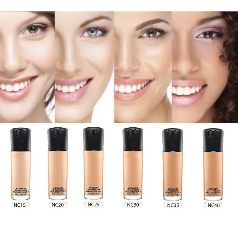 

Makeup Face Match master Foundation SPF 15 Natural Long-Lasting Moisturizer Hydrating Concealer Foundation