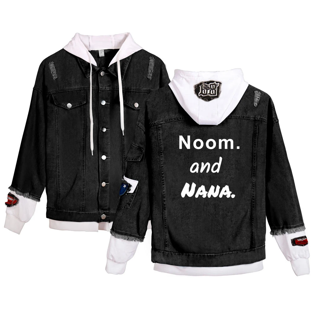 

Jaden Hossler Clothes Female Fake Two Piece Denim Jackets Women Long Sleeve Pockets Coat Social Star Jxdn Streetwear Clothes
