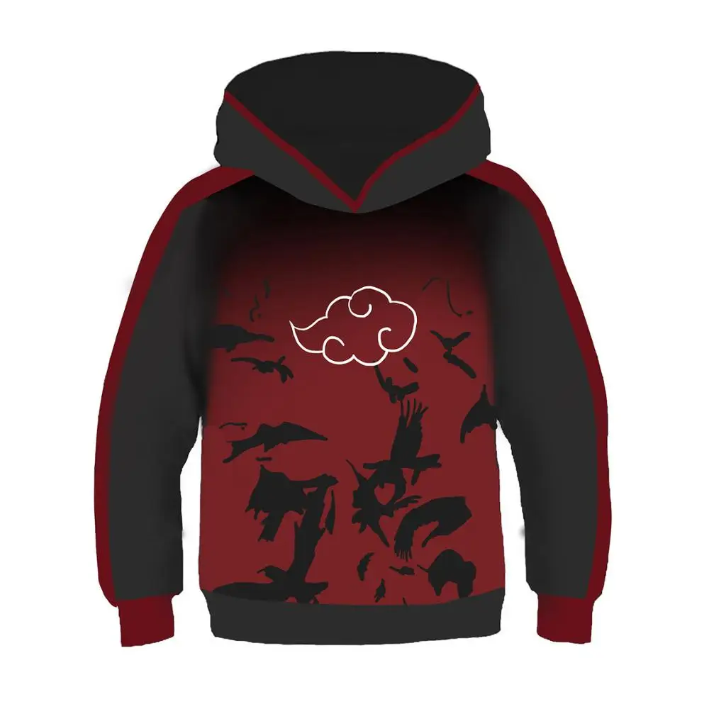 Наруто Узумаки толстовки кофты Косплей Костюм Хэллоуин дети мальчик девочки