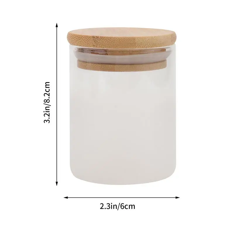 

4Pcs Glass Sealing Jar Grain Container Grain Sealing Jar Household Supply