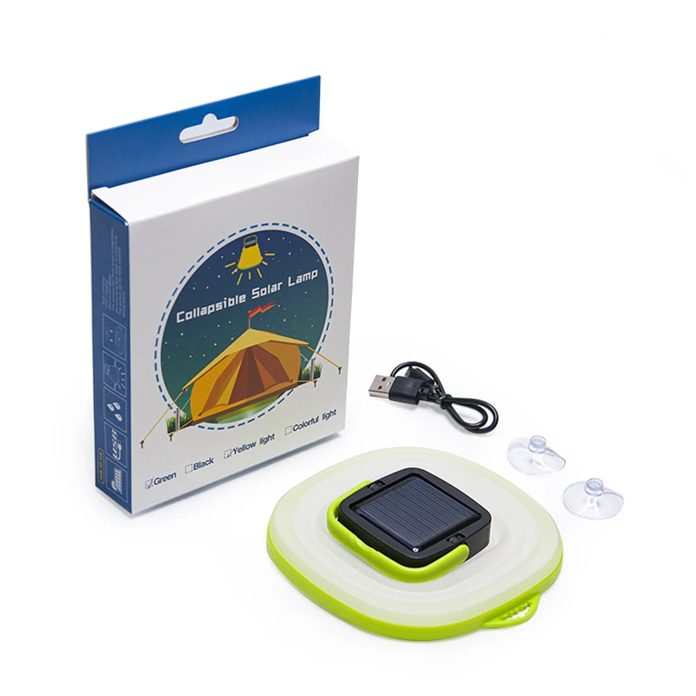 Портативный фонарь для кемпинга на солнечной батарее светодиодный мини