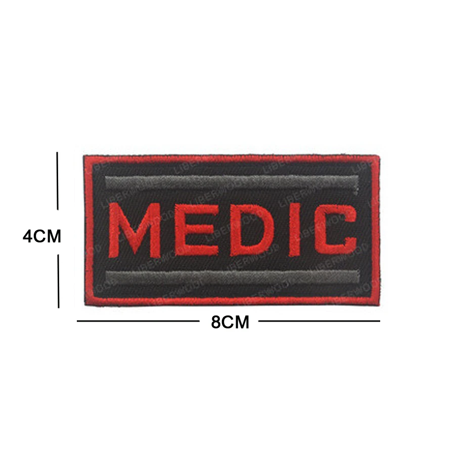 Резиновый 3D ПВХ медицинский фельдшер ЭМТ EMS мед тактический боевой патч черный OPS патч спасательный первый ответчик аппликация значок патч