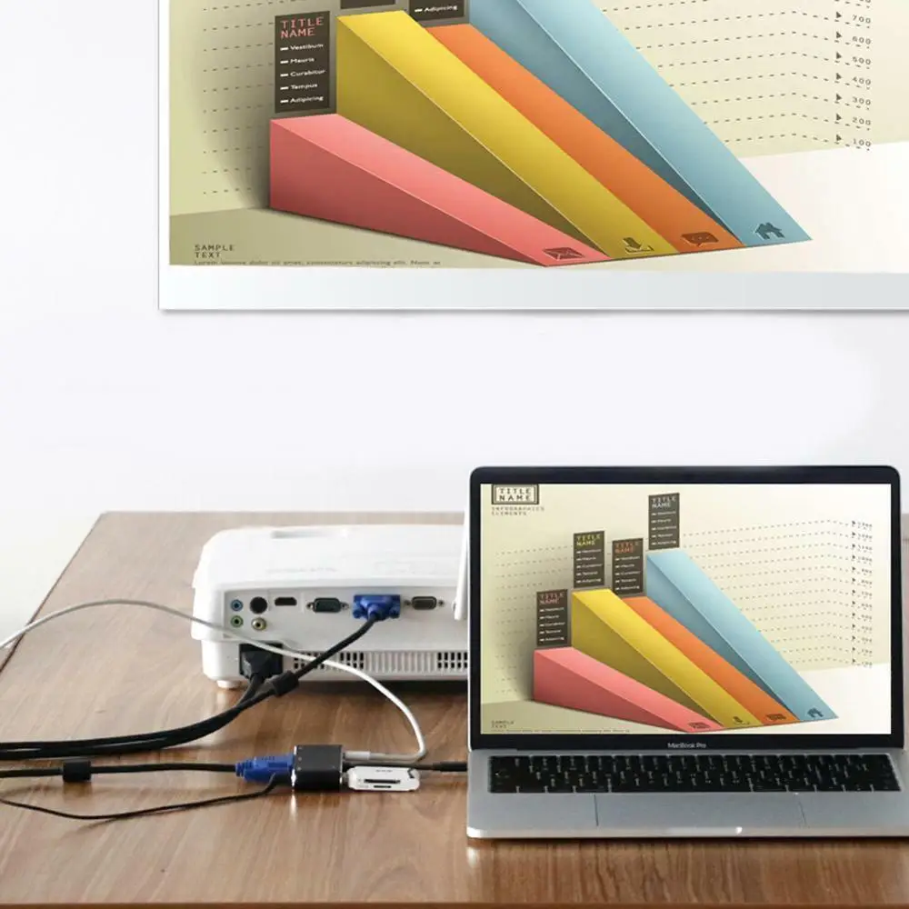 usb c type c to hdmi compatible hub adapter 5 in 1 vga usb pd aux audio cable pd converter usb 3 0 free global shipping