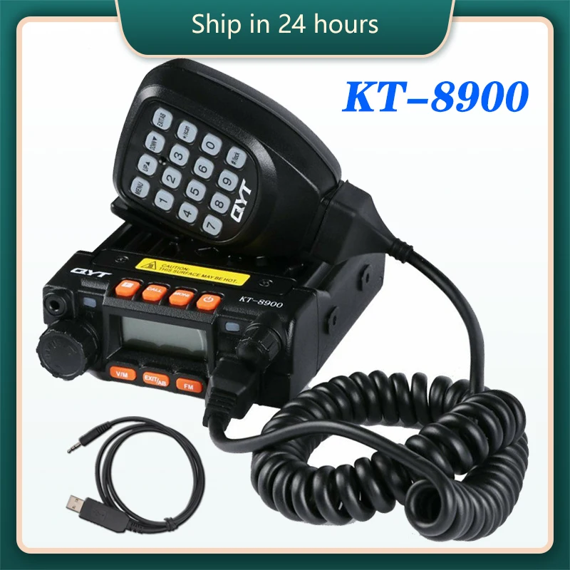 QYT KT 8900 Dual Band 25 Вт мини мобильный трансивер 136 174 МГц/400 480 МГц Портативный Ham Радио