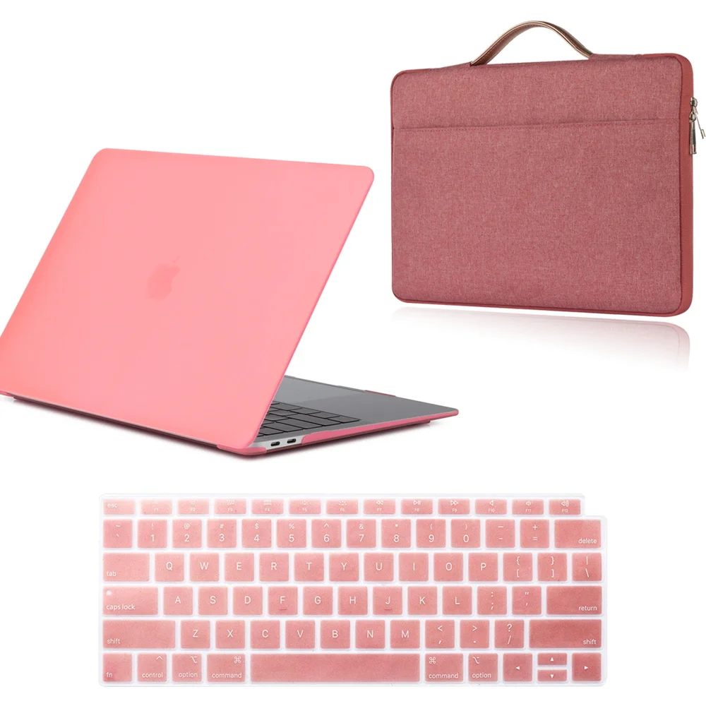 

Чехол для ноутбука Apple Macbook Air 13/11/Pro 13/15/Macbook Белый 13 защитный чехол + чехол для клавиатуры + сумка для ноутбука