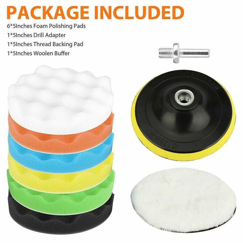 

Polisher Polishing Pad Replacement Replaces Sponge Universal Waxing Woolen
