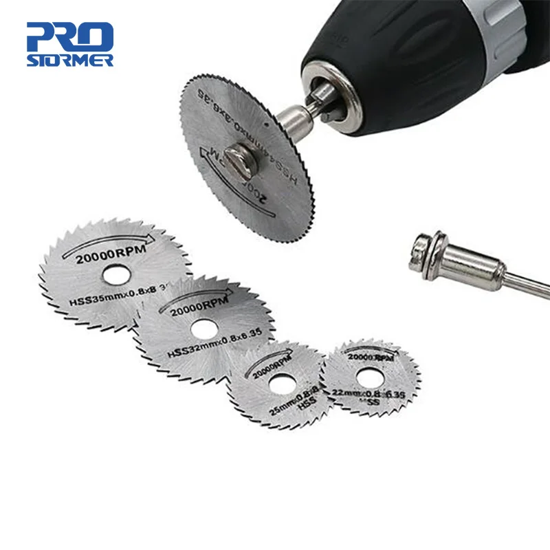 PROSTORMER 7 шт./компл. металлический HSS Циркулярный пильный диск высокоскоростные