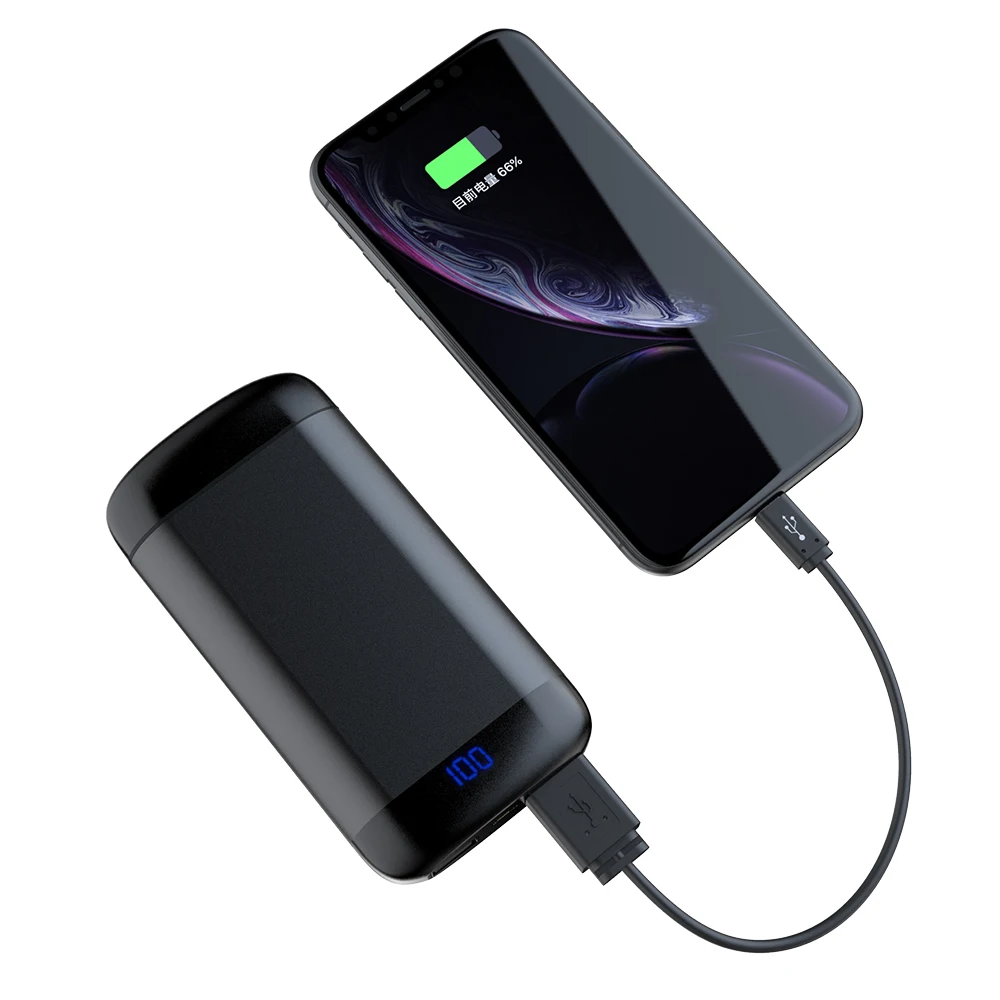 HBQ-Q66 настоящие беспроводные наушники Bluetooth 5 0 + EDR TWS 6000 мАч IPX5 Водонепроницаемая
