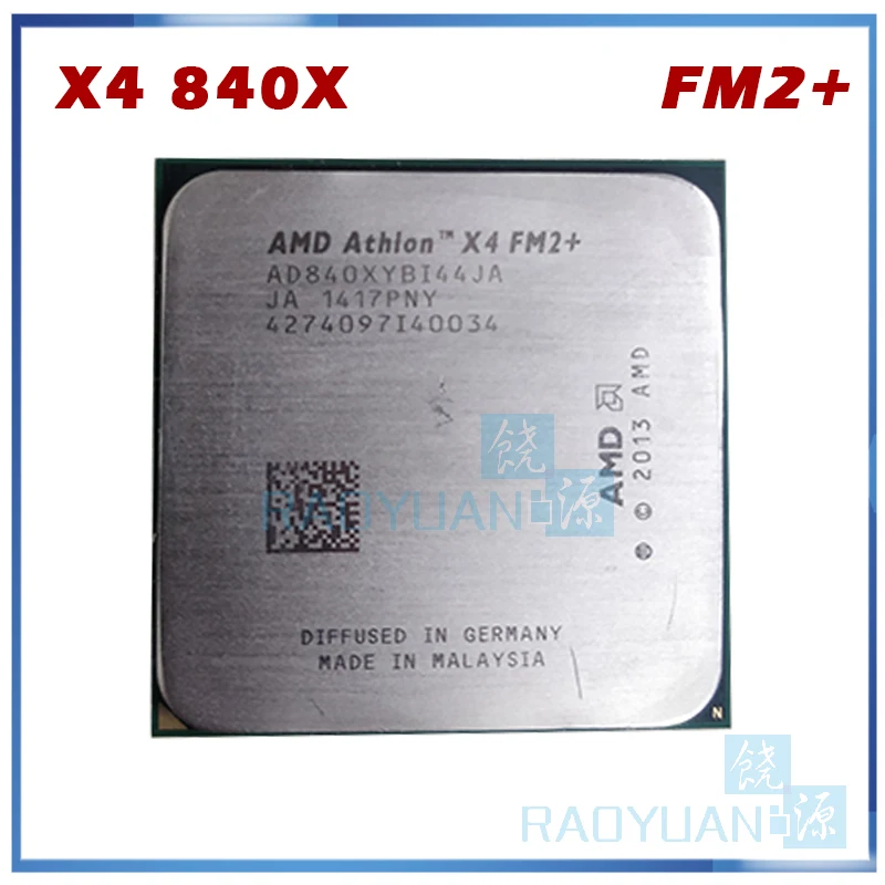 Четырехъядерный процессор AMD Athlon X4 840 3 1 ГГц AD840XYBI44JA Socket FM2 +|Процессоры| |