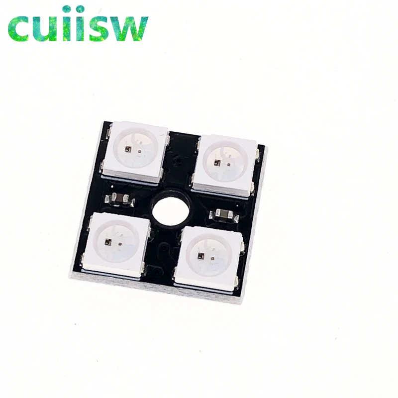 1 шт. 4 бит WS2812 5050 RGB светодиодный драйвер макетная плата Новый Электрический DC 5V