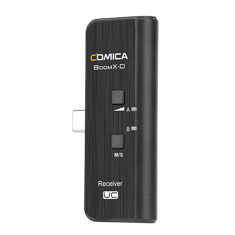 

COMICA BoomX-D UC2 2.4G Digital Wireless One with Two Microphone System Lavalier Lapel Microphone for Type-C Port Smart Phone