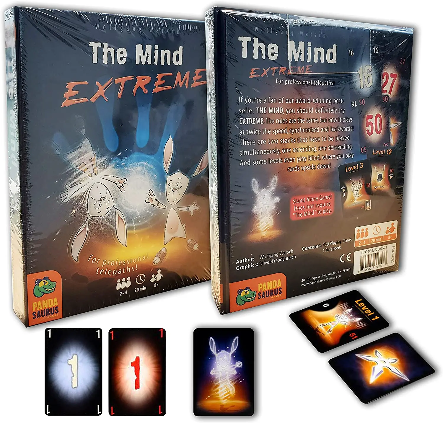 Набор настольных игр The Mind Card Game с экстремальными карточными играми и случайным