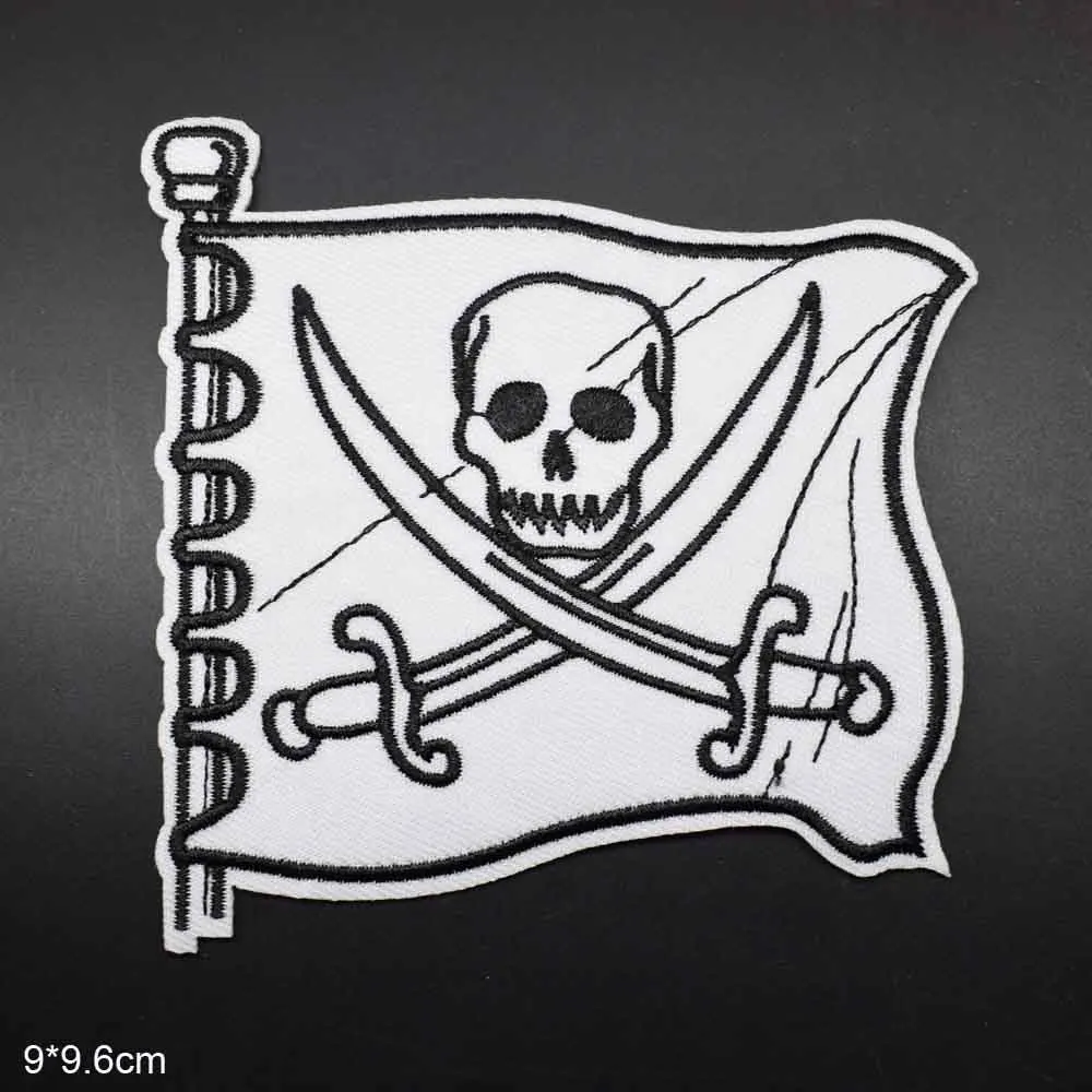Тканевый патч с пиратским флагом для девочек и мальчиков наклейки одежды
