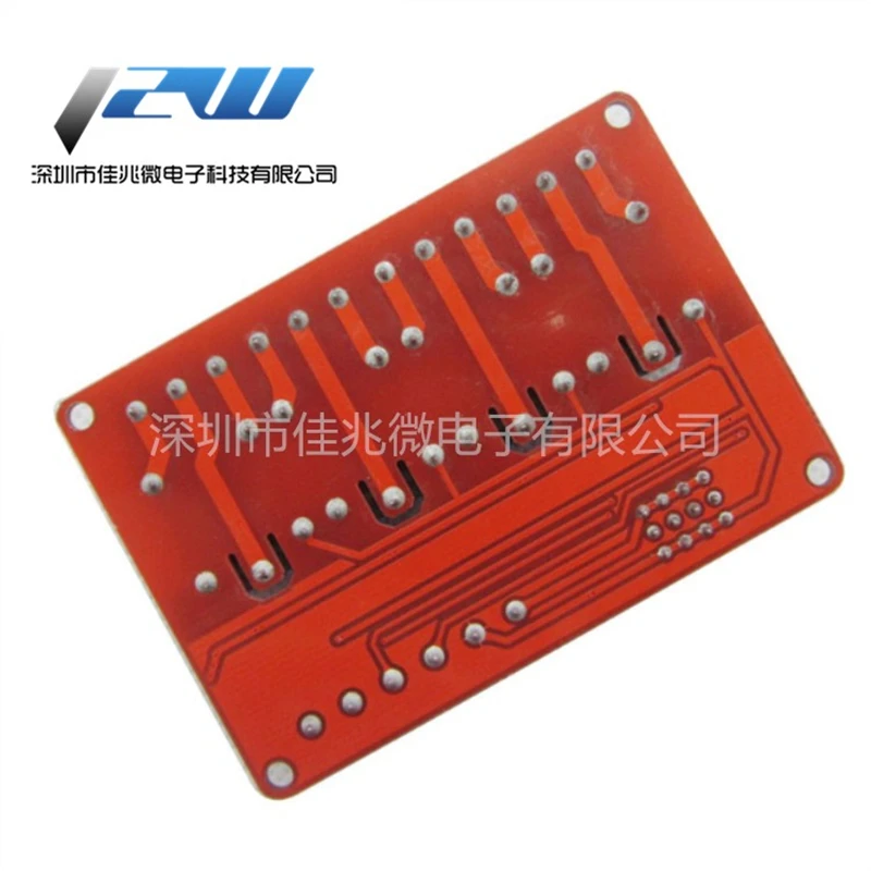 4 полосный релейный модуль 5 в с поддержкой изоляции оптрона макетная плата