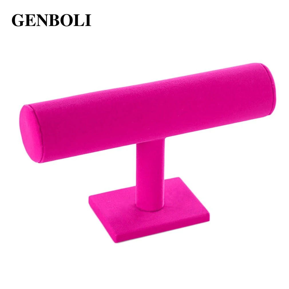 Бархатный T бар стойка для часов держатель повязки на голову дисплей резинки