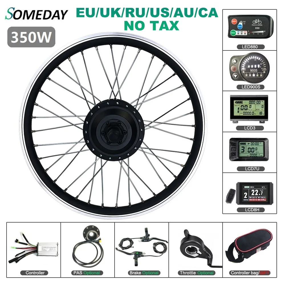 Комплект для переоборудования электрического велосипеда 36 В 48 350 Вт 16 20 24 26 27 5 28