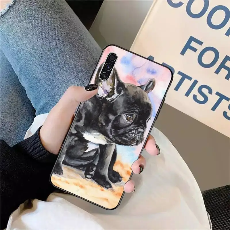 

French bulldog dog cute animal Phone Case For Samsung galaxy S 9 10 20 A 10 21 30 31 40 50 51 71 s note 20 j 4 2018 plus