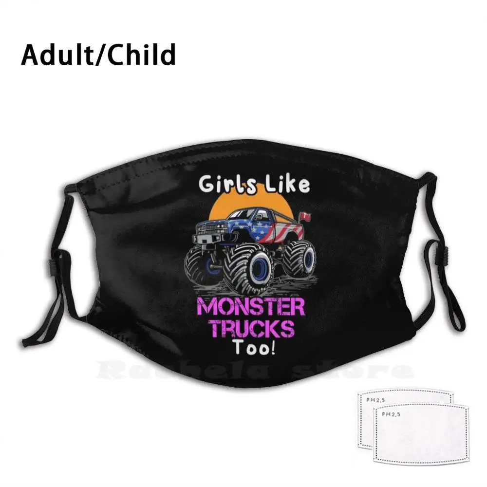Девочки как монстр-Трак слишком тяжелые большие гоночные машины для взрослых