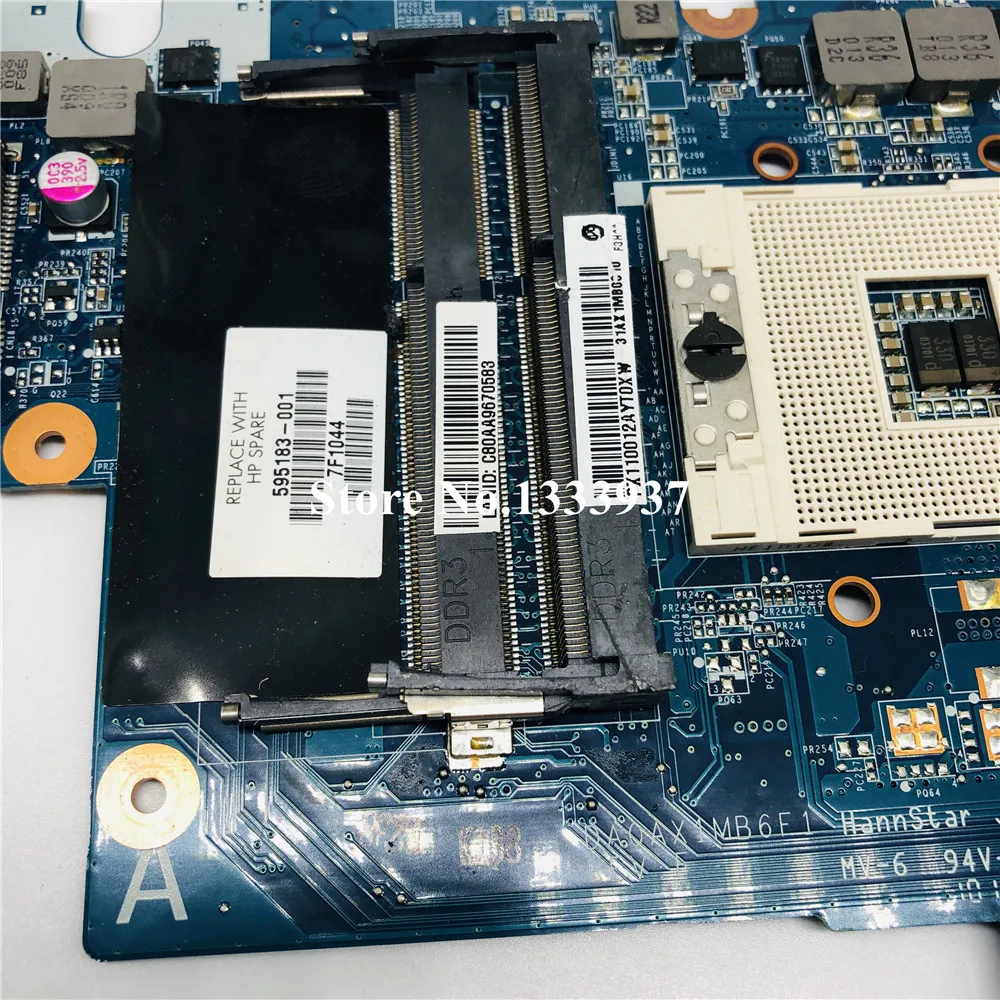 Материнская плата для ноутбука HP CQ42 G62 G42 G72 CQ62 материнская DA0AX1MB6F1 HM55 595183-001 |