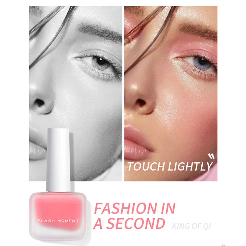 Жидкие румяна 6 цветов персиковый Макияж Румяна для лица макияж профессиональный