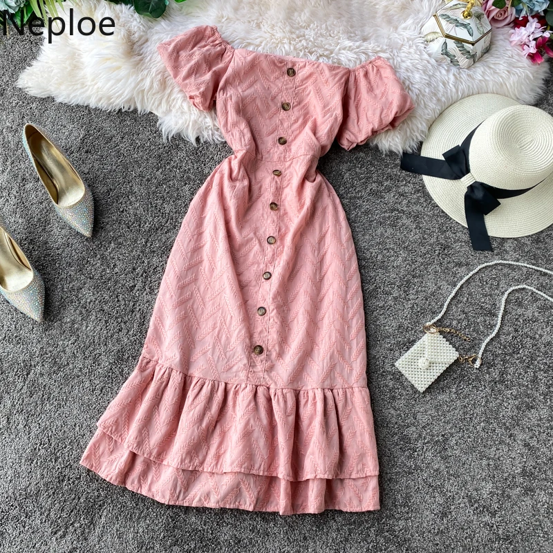 Сексуальное праздничное платье с вырезом лодочкой и открытыми плечами