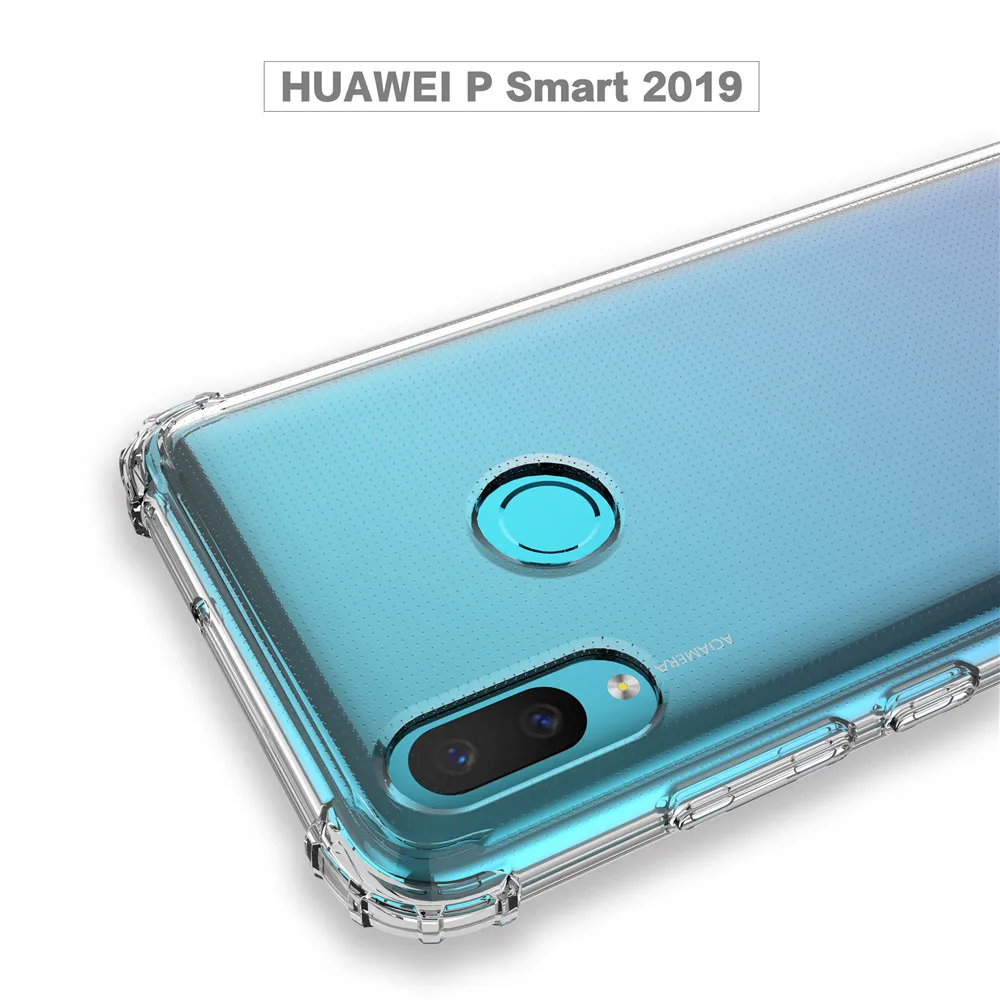 Мягкий чехол для телефона HuaWei P Smart 2019 ультратонкий защитный противоударный
