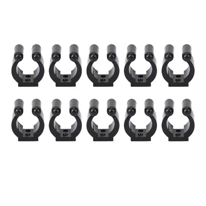 10 шт./компл. пластиковый клубный Стержень зажимы полюс ящик для хранения ABS Удочка