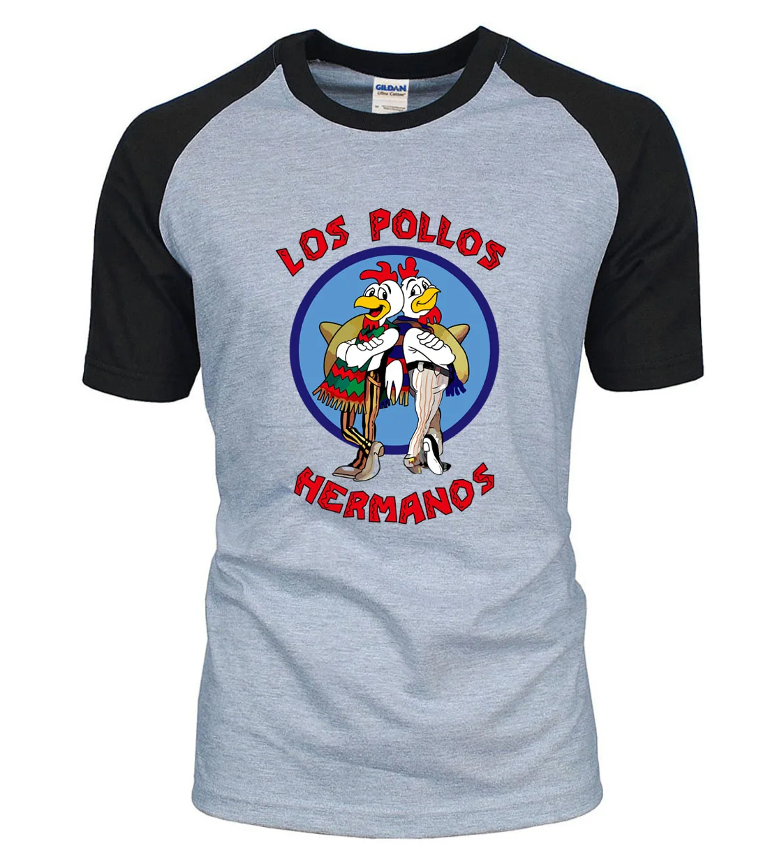 Футболка с надписью Breaking Bad LOS POLLOS Hermanos футболка принтом Chicken Brothers коллекция 2020