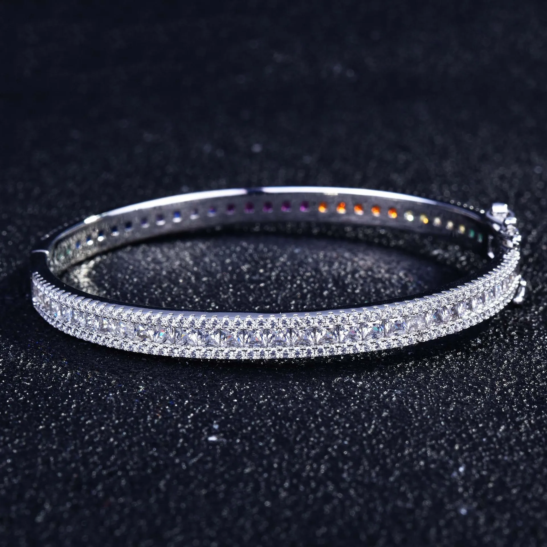 

QTT Classic Colorful Bracelets On Hand Women's Bracelet Fashion Trend Brand Jewelry Charm 925 Sterling Silver Bracelet Gift