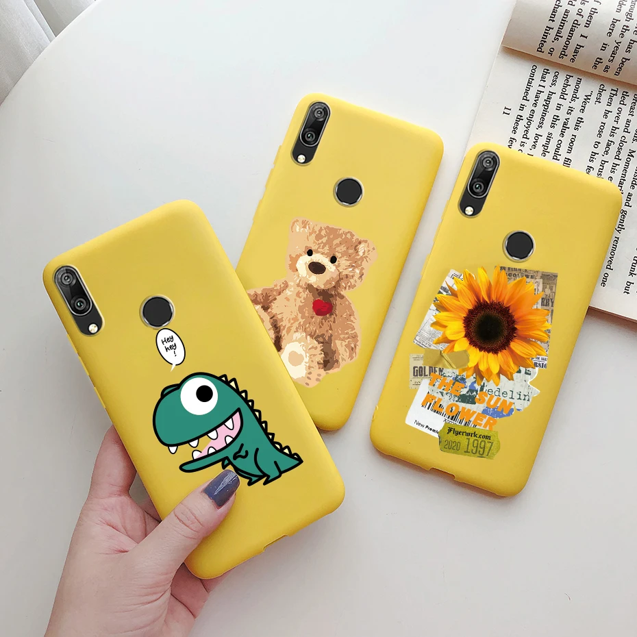 for huawei y7 2019 case huawei y7 prime 2019 silicone matte cover for fundas huawei y7 2019 y 7 y7prime y7 prime 2019 phone case free global shipping