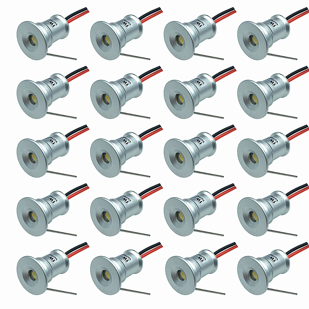 

Маленький Светодиодный точечный светильник, лампочсветильник точечного освещения для лестниц, дорожек, дворов, кабинета, коридора, 1 Вт, IP65, 12 В