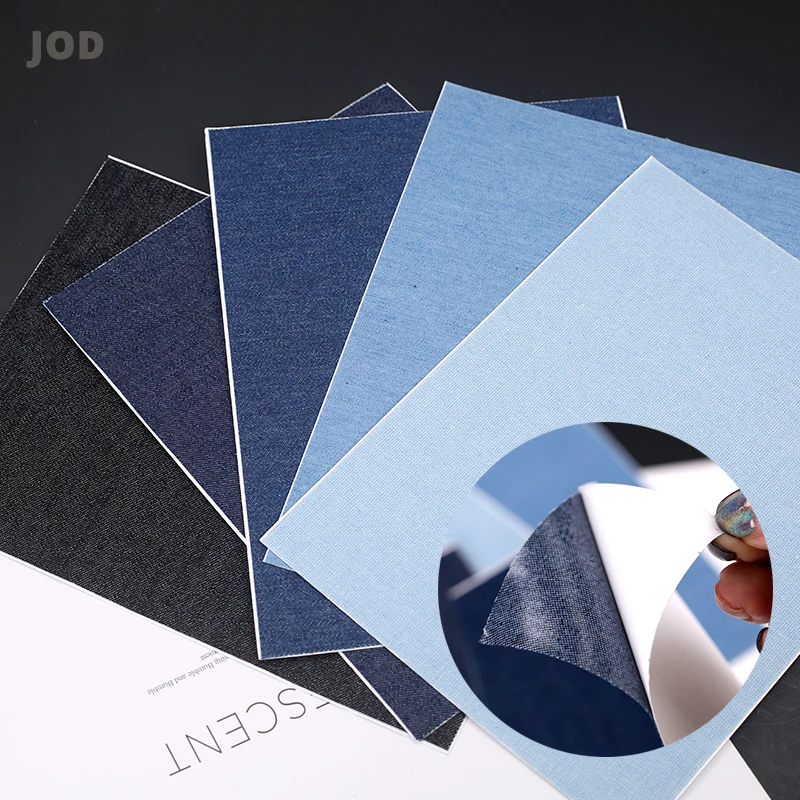 15x20 см Большой DIY деним шить термо джинсы наклейки ткань на одежду значки