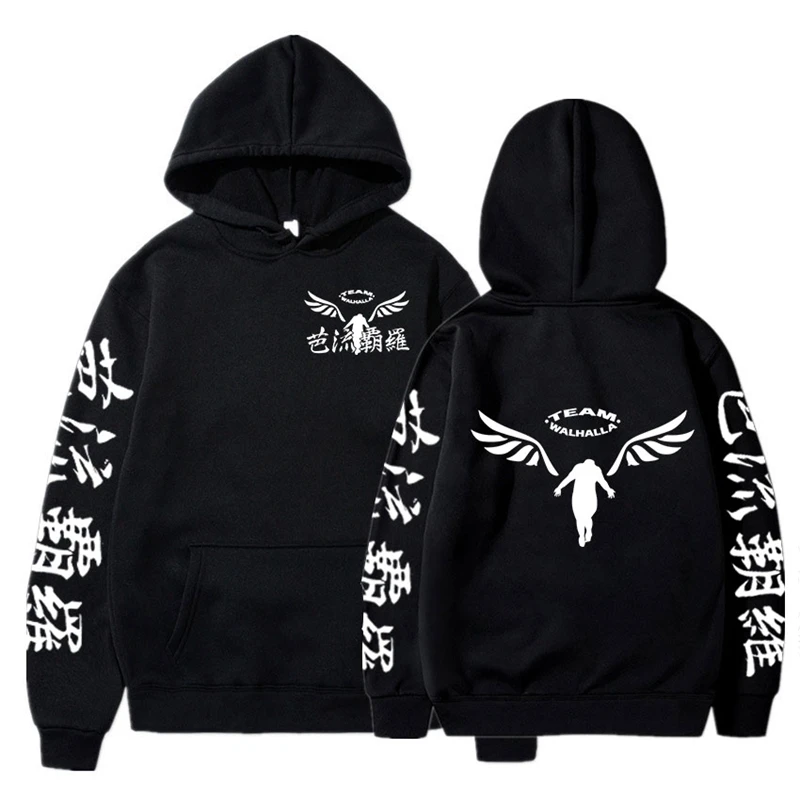 

2021 Anime Tokyo Revengers Cosplay Hoodies Oversize Team Sweatshirts Pullovers Sudadera Felpa Moletom