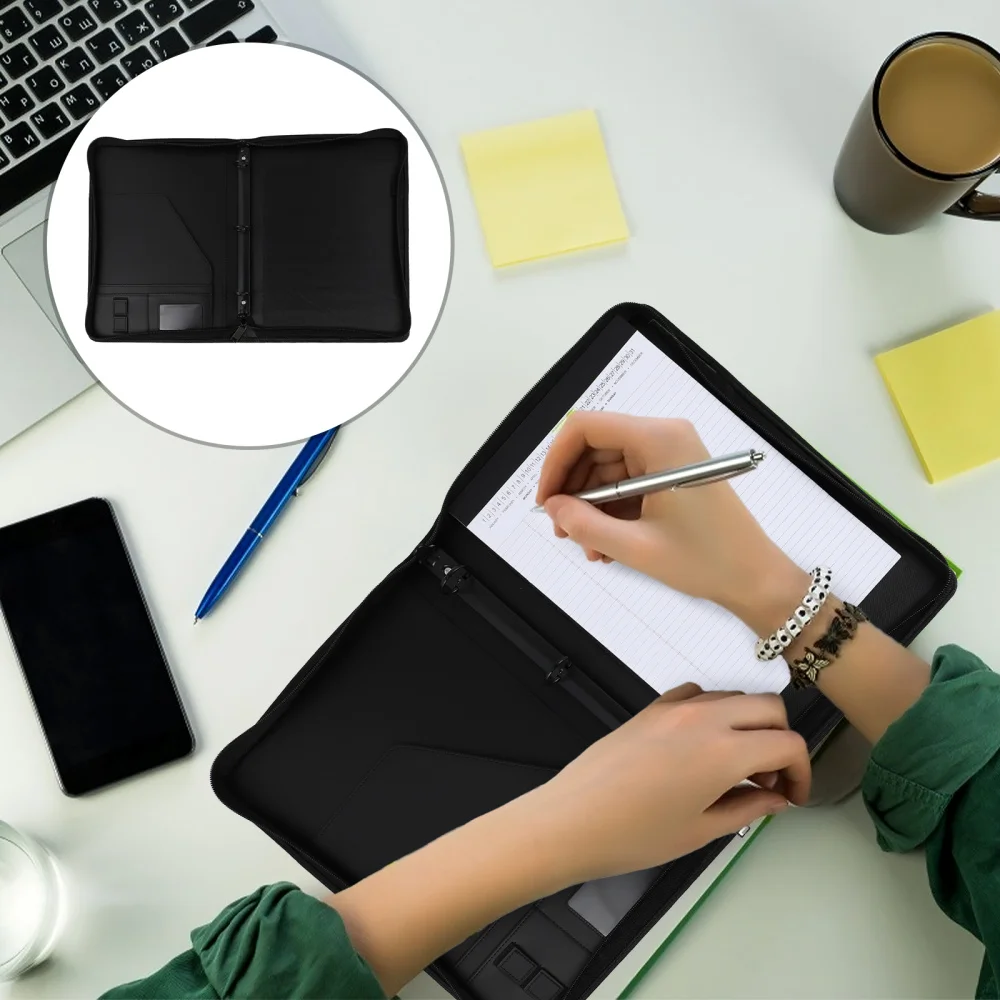 

1pc Practical Document Holder File Folder Organizer A4 Paper Folder for Office