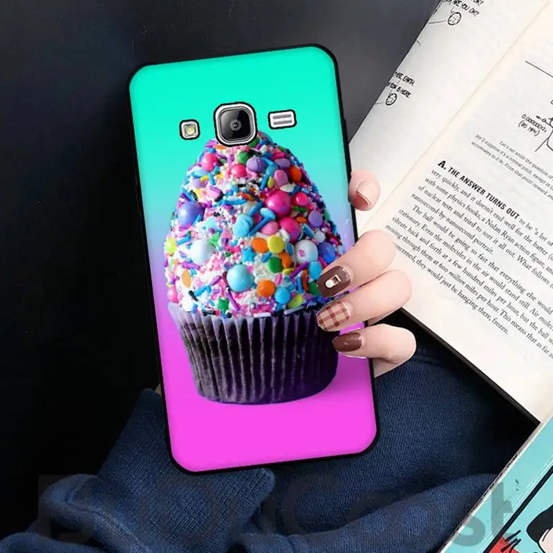 

CUCI Heart shaped dessert ice cream Phone Case For Samsung J2 4 5 6 7 8 Prime Pro Plus Duo Neo J415 2016 8 9 J600 737 730