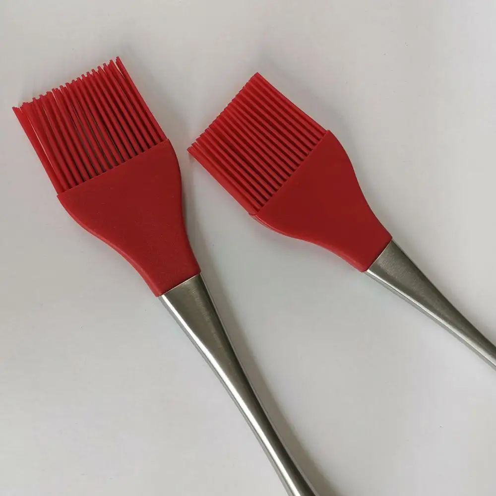 4 7 дюймовый силиконовый телефон с силиконовой щетиной ручка из нержавеющей стали