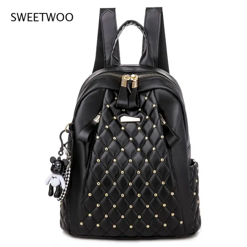

Vintage women backpack high quality leather backpack lady travel backpack shoulder bags school bags back pack