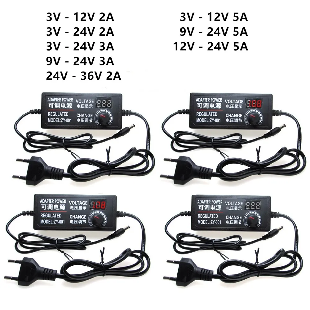 

AC DC 3V 5V 9V 12V 24V Power Supply Adapter 1A 2A 5A 10A Fonte Transformer 220V To 12V 24V 36V 5V Power Supply 5 12 24 Volt