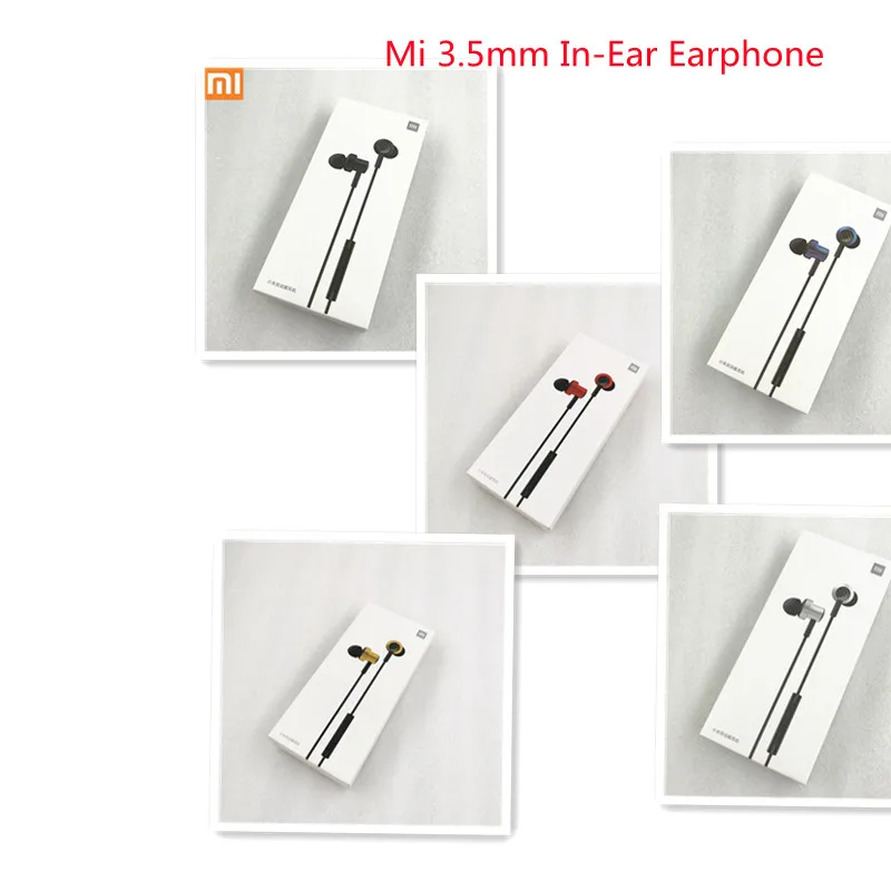 Наушники-вкладыши Xiaomi Mi 3 5 мм двойные динамические наушники с микрофоном для 10T Pro