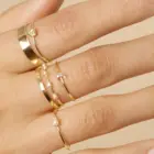 Золото Vermeil 925 пробы серебро простое минимальное ювелирное тонкое кольцо cz жемчужное каменное Серебряное кольцо для женщин и девушек