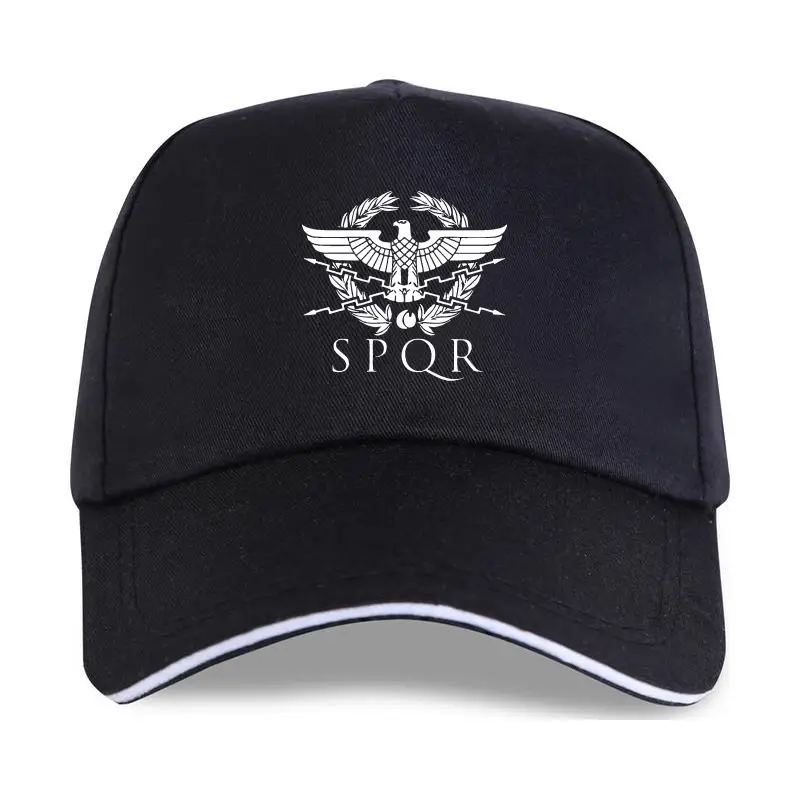 

New Spqr Spor Rom Gladiatoren Legion Baseball cap Black White Men'S Streetwear