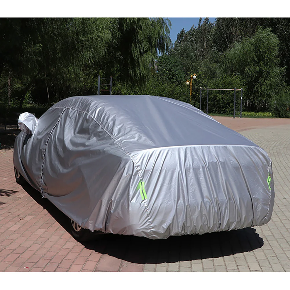 Универсальные автомобильные Чехлы 190T защита от солнца пыли дождя снега для skoda