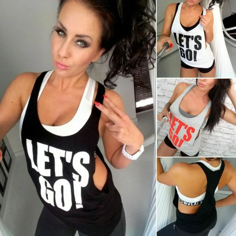 Майка женская спортивная без рукавов для бега 2020 | Женская одежда