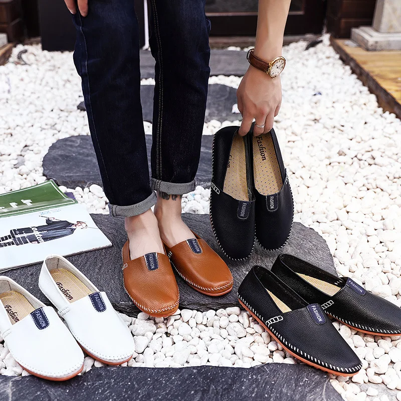 

DRCUKM Loafers Shoes Loafers Sneaker Men's 2021 Comfortable Brand PU shoes for menLightweight Driving Shoes