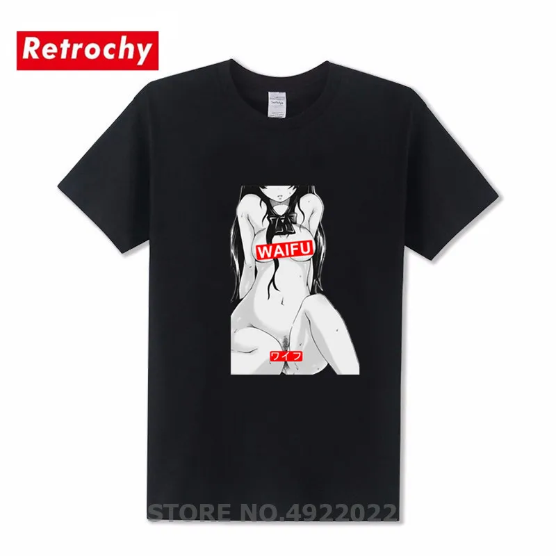 Новые рубашки из материала Waifu милая женская футболка Otaku Lewd Hentai с аниме Ahegao