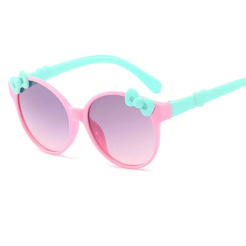 2020 модные круглые солнцезащитные очки красивые двухцветные очки-капли для