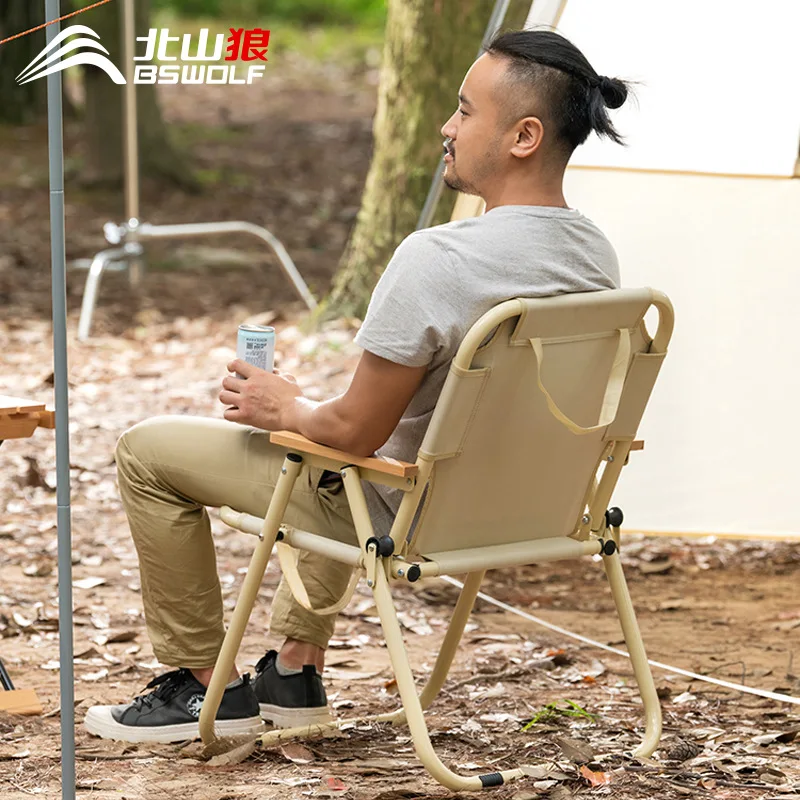 저렴한 야외 더블 알루미늄 합금 접이식 의자, 휴대용 자가 운전 여행 싱글 야외 캠핑 안뜰 레저 의자