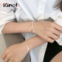 kinel 999 silver bracelet classic temperament high grade oil drop daisy flower bracelet fashion sterling silver jewelry 29g